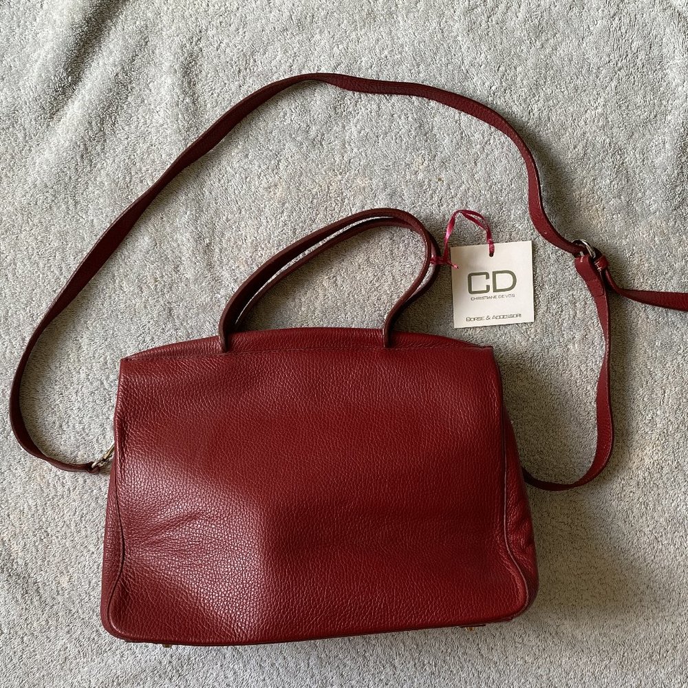 Italian Red Leather Purse